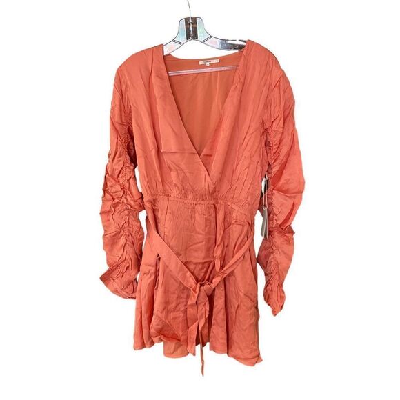 Tularosa Tawney Dress in Salmon Size XL $178 (5-8) - Picture 3 of 4
